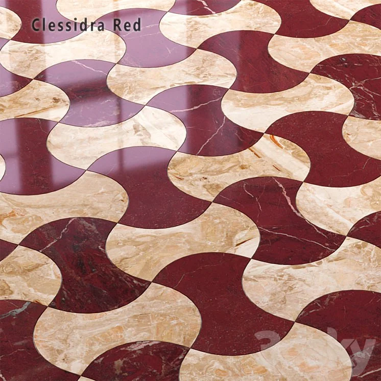 Tile Sicis SiciStone Clessidra Red